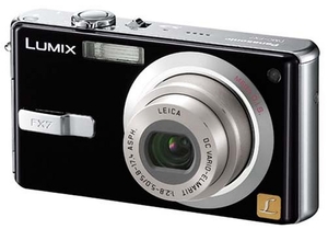 (中古品) パナソニック LUMIX FX7 グロスブラック DMC-FX7-K
