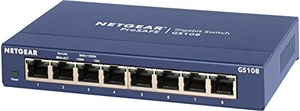 (中古品) 【正規品】 ネットギア NETGEAR スイッチングハブ 8ポート 1G 金属筐体 静音ファンレス リミテッドライフタイムハードウェア アンマネージスイッチ GS108-400JPS