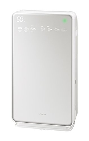 (中古品) 日立 加湿空気清浄機 クリエア ~42畳 自動おそうじ機能付き スピード集塵 PM2.5対応 EP-MVG90 W パールホワイト