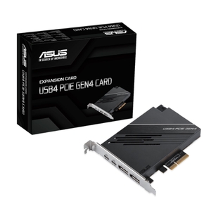 (中古品) ASUS USB4 PCIe Gen4 カード、デュアル USB4 ポート (USB-C) ポート、DisplayPort 1.4、PCIe 4.0 x4 インターフェイス/品