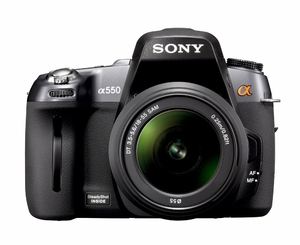 (中古品) ソニー SONY デジタル一眼レフ α550 ズームレンズキット DT 18-55mm F3.5-5.6 SAM付属 DSLRA550L 21,207円