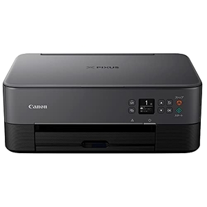 (中古品) Canon プリンター A4インクジェット複合機 PIXUS TS5430 ブラック 202モデル テレワーク向け 4色・一体型・対応インクBC-360/361シリーズ