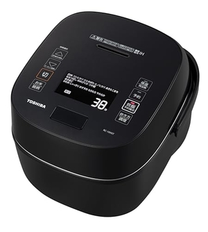 (中古品) 東芝(TOSHIBA) 炊飯器 5.5合 真空圧力IHジャー炊飯器 大火力 真空保温 白米40時間 炎匠炊き RC-10VXT(K) グランブラック