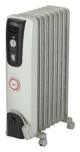(中古品) デロンギ オイルヒーター サーマルカットフィン 【8~10畳用】ホワイト + ミディアムグレー H770812EFSN
