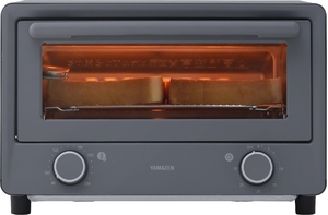(中古品) [山善] トースター オーブントースター トースト 4枚焼き スチーム機能 タイマー機能 1300W 「分解できてお手入れラクラク」 Open Toaster オープントースター メッシュ焼き網 受け皿付き ストーングレー YTU-CDC130(SG)