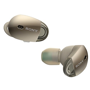 (中古品) ソニー 完全ワイヤレスノイズキャンセリングイヤホン WF-1000X : Amazon Alexa搭載 Bluetooth対応 左右分離型 マイク付き 2017年モデル 360 Reality Audio認定モデル シャンパンゴールド WF-1000X N