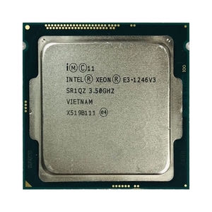 (中古品) Xeon E3-1246 V3 E3 1246v3 E3 1246 V3 3.5 GHz クアッドコア 8 スレッド 84W CPU プロセッサー LGA 1150 ファンなし