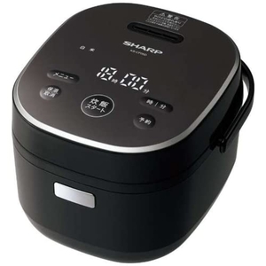 (中古品) シャープ KS-CF05D-B(ブラック系) ジャー炊飯器 3合炊き