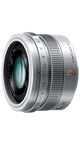 (中古品) パナソニック 単焦点 広角レンズ マイクロフォーサーズ用 ライカ DG SUMMILUX 15mm/F1.7 ASPH. シルバー H-X015-S