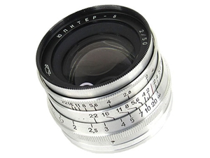 (中古品) ※オールドレンズ※JUPITER-8 50mm/f2 シルバー Lマウント オーバーホール済み