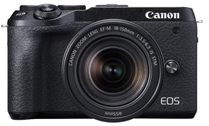 (中古品) Canon ミラーレス一眼カメラ EOS M6 Mark II EF-M18-150 IS STM レンズキット ブラック EOSM6MK2BK-18150ISSTM