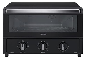 (中古品) 東芝(TOSHIBA) トースター オーブントースター 4枚焼き 温度調節機能付き 角皿付き タイマー30分 ブラック HTR-R6(K)