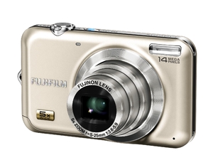 (中古品) FUJIFILM FinePix デジタルカメラ JX280 シャンパンゴールド F FX-JX280G 1410万画素 光学5倍ズーム 広角28mm 2.7型液晶