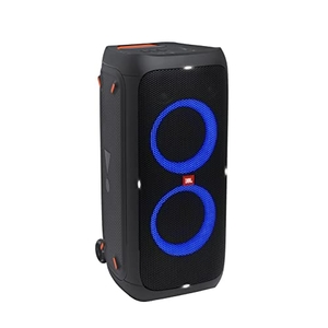 (中古品) JBL PARTYBOX310 Bluetoothスピーカー ワイヤレス IPX4/マイク入力/ギター入力搭載/キャスター付き ブラック JBLPARTYBOX310JN