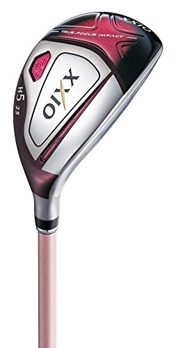(中古品) DUNLOP(ダンロップ) ユーティリティ XXIO X ゼクシオ テン ハイブリッド MP1000L シャフト カーボン レディース 右 ボルドー ロフト角:25度 番手:H5 フレックス:L