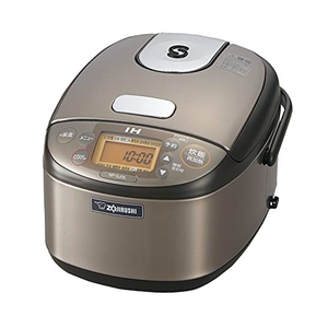 (中古品) 【旧モデル/在庫限り】象印 炊飯器 3合 IH式 極め炊き 黒まる厚釜 一人用 保温30時間 ステンレスブラウン NP-GJ05-XT