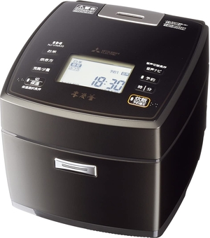 (中古品) 三菱電機(MITSUBISHI ELECTRIC) IH炊飯器 本炭窯 日本製 5.5合 NJ-VWA10-B 黒真珠