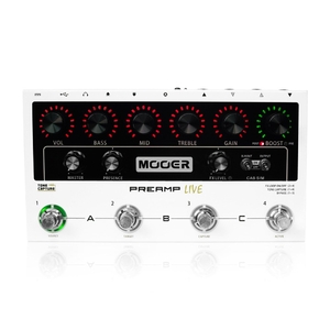 (中古品) Mooer Preamp Live デジタルプリアンプモデラー ギターエフェクター