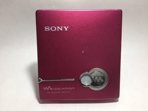 (中古品) SONY ソニー MZ-E710-P ピンク MDウォークマン（MD再生専用機/ポータブルMDプレーヤー）