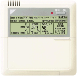 (中古品) ダイキン 店舗・オフィス用エアコン リモコン BRC1C3
