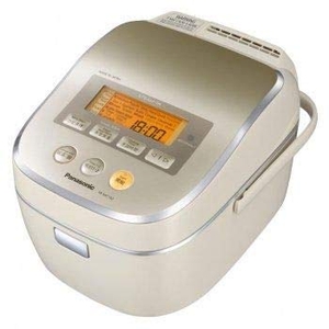 (中古品) 220V-50Hz専用、海外向けパナソニック スチームIHジャー炊飯器 SR-SAT102-N (ノーブルシャンパン) 1L/5.5Cups