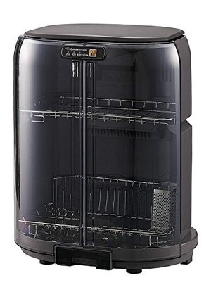 (中古品) 象印マホービン(ZOJIRUSHI) 食器乾燥機 大容量 食器5人分 コンパクト 縦型 2段式 グレー EY-GB50AM-HA