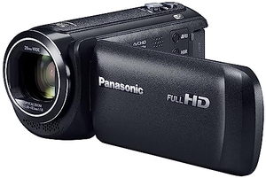 (中古品) パナソニック(Panasonic) HDビデオカメラ 内蔵メモリー64GB ワイプ撮り 光学50倍/iA90倍の高倍率ズーム 5軸ハイブリッド手ブレ補正 小型軽量 ブラック HC-V495M-K