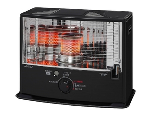(中古品) トヨトミ 石油ストーブ ワイドタイプ (木造8畳まで/コンクリート11畳まで) 日本製 ブラック RS-W29N(B)
