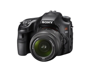 (中古品) ソニー SONY ミラーレス一眼 α65 ズームレンズキット DT 18-55mm F3.5-5.6 SAM付属 SLT-A65VK