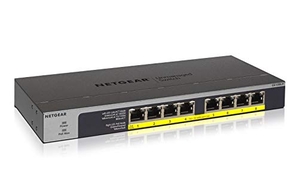 (中古品) 【正規品】 ネットギア NETGEAR スイッチングハブ 8ポート 1G PoE+ (60.5W) 金属筐体 静音ファンレス リミテッドライフタイムハードウェア アンマネージスイッチ GS108LP-100AJS