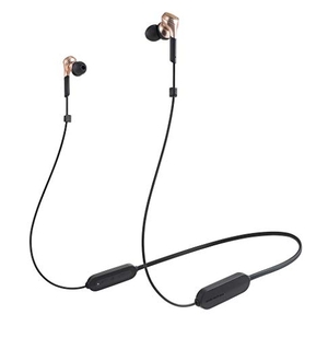 (中古品) オーディオテクニカ ATH-CKS660XBT CGD ワイヤレスイヤホン bluetooth 重低音 SOLID BASS マイク付 カッパーゴールド ATH-CKS660XBT CGD