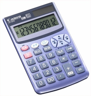(中古品) Canon LS-12TK-B テンキー電卓 ブラック