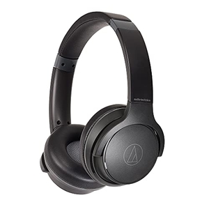 (中古品) オーディオテクニカ ATH-S220BT BK ワイヤレスヘッドホン bluetooth 最大60時間再生 急速充電 低遅延モード マルチポイント対応 薄型 国内正規品 ATH-S220BT BK ブラック