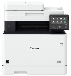 (中古品) Canon レーザープリンター A4カラー複合機 Satera MF741Cdw(27PPM/両面印刷/片面ADF/有線・無線LAN)