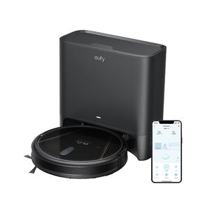(中古品) Anker Eufy Clean (ユーフィクリーン) G40 Hybrid+ (ロボット掃除機) 【水拭き両用/自動ゴミ収集ステーション / 60日間ゴミ捨て不要 / 薄型設計 / 2500Pa 強力吸引 4段階調整 / 掃除経路確認/アプリ操作/落下・衝突防止/静音設計/自動充電/Alexa対応 / 最大24ヶ月】