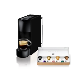 (中古品) ネスプレッソ カプセル式コーヒーメーカー エッセンサ ミニ ピアノブラック C 水タンク容量0.6L コンパクト 軽量 C30-BK-W