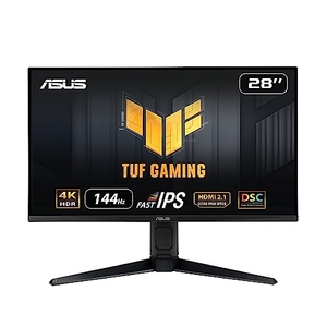 (中古品) ASUS ゲーミングモニター TUF Gaming VG28UQL1A 28インチ/4K/144Hz/HDMI 2.1,DP/IPS/1ms/ PS5/ファイナルファンタジーXIV推奨モニター/国内正規品 42,164円