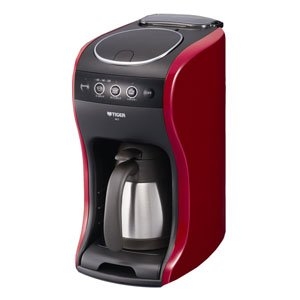 (中古品) タイガー コーヒーメーカー カフェバリエ レッド ACT-A040-R