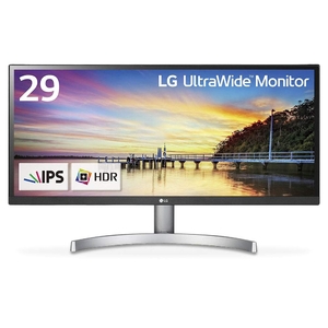 (中古品) LG モニター ディスプレイ 29WK600-W 29インチ/21:9 ウルトラワイド/HDR対応/IPS 非光沢/HDMI×2、DisplayPort/スピーカー搭載
