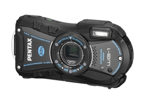 (中古品) PENTAX 防水デジタルカメラOptio WG-1 ブラック 約1400万画素 広角28mm 光学5倍 CALSモード 10ｍ防水 超解像 1ｃｍマクロ OPTIOWG-1BK