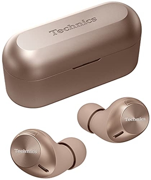 (中古品) テクニクス ワイヤレスイヤホン EAH-AZ40-N ローズゴールド bluetooth マルチポイント IPX4 アプリ対応