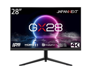 (中古品) JAPANNEXT 「GX28」28型HDMI2.1 4K(3840 x 2160) 144Hz 液晶モニター JN-280IPS144UHDR-C65W USB-C