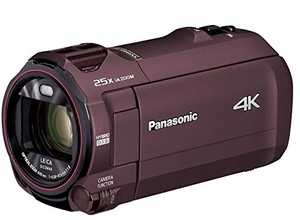 (中古品) パナソニック 4K ビデオカメラ VX992M 64GB 光学20倍ズーム カカオブラウン HC-VX992M-T