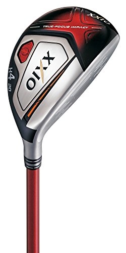 (中古品) DUNLOP(ダンロップ) ユーティリティ XXIO X ゼクシオ テン ハイブリッド MP1000 シャフト カーボン メンズ 右 レッド ロフト角:26度 番手:H6 フレックス:R