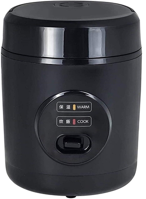 (中古品) [山善] 炊飯器 0.5~1.5合 マイコン式 小型 一人暮らし ミニ ライスクッカー ブラック YJE-M150(B)