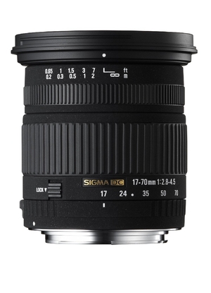 (中古品) シグマ 17-70mm F2.8-4.5 DC デジタル専用 MACRO ニコン用 (ニコンD40/x、D60、D5000、D3000ではAF使用不可)