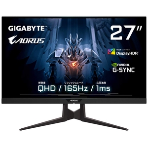 (中古品) ゲーミングモニター GIGABYTE AORUS FI27Q (27型/QHD/IPSノングレア/平面モニター)
