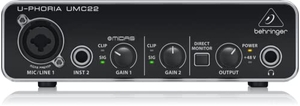 (中古品) Behringer（ベリンガー） ベリンガー 2入力2出力 USBオーディオインターフェース UMC22 U-PHORIA