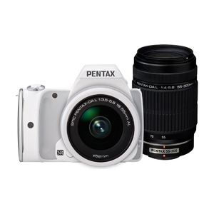 (中古品) RICOH デジタル一眼レフ PENTAX K-S1 300ダブルズームキット [DAL18-55mm・DAL55-300mm] ホワイト PENTAX K-S1 300WZOOM KIT WHITE 06469