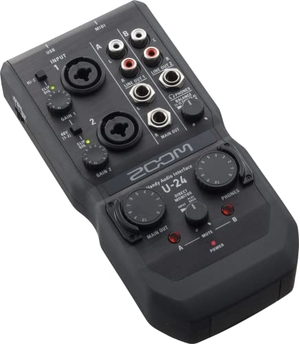 (中古品) ZOOM ズーム ハンディポータブルオーディオインターフェイス 【メーカー延長付】U-24